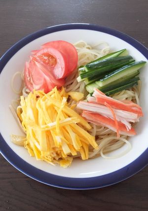 減塩 低たんぱく 冷やし中華-レシピのメイン写真