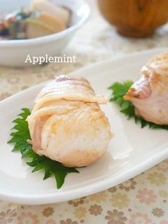 肉巻きしそ梅おかかおにぎり-レシピのメイン写真