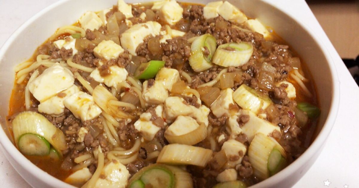 麻婆 糖質制限の麻婆ラーメン by TaPiOKa31 【クックパッド】 簡単おいしい
