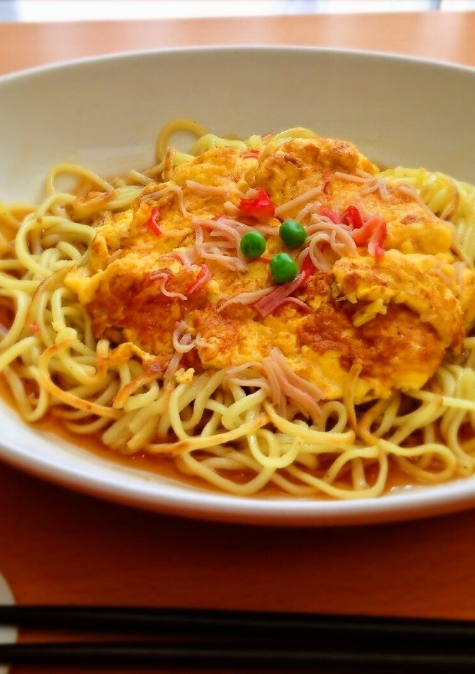 かに玉風堅焼きそば-レシピのメイン写真