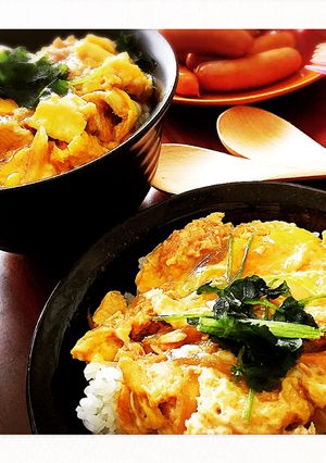 簡単節約ランチ!とろとろ卵のツナ丼♡-レシピのメイン写真