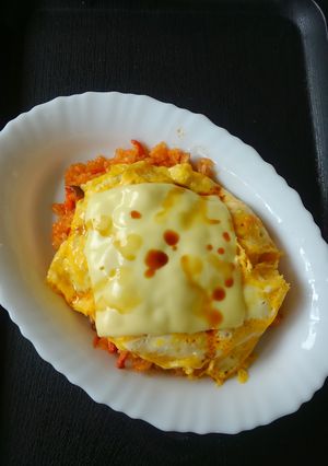 醤油仕上げ！チーズとろ～りのオムライス♪-レシピのメイン写真