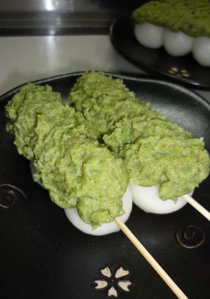 そら豆つぶっ♪つぶっ♬つぶあん団子♥-レシピのメイン写真