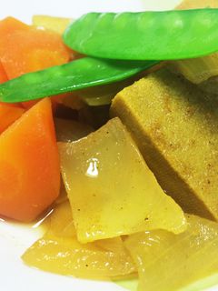 高野豆腐のだしカレー煮-レシピのメイン写真