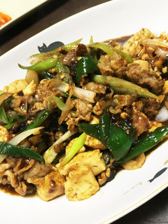豚肉豆腐長ネギさっぱり味噌炒め-レシピのメイン写真