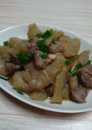 砂肝入りこんにゃくの味噌煮込み★-レシピのメイン写真