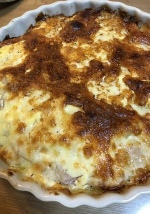 レンジとグリル⭐︎ジャガイモハムチーズ-レシピのメイン写真