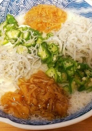ネバネバ〜な豆腐-レシピのメイン写真
