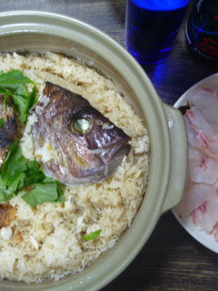 鯛飯と鯛刺 1時間で完成-レシピのメイン写真