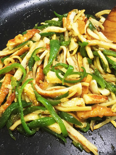 糖質OFF!ちくわでなんちゃって青椒肉絲-レシピのメイン写真