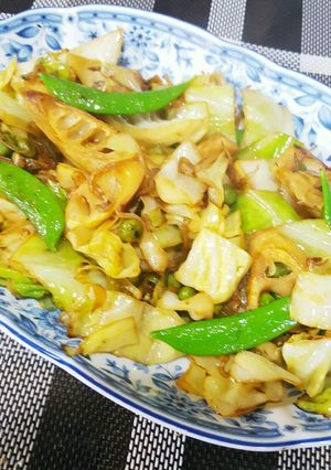 筍と春野菜の炒め物♪-レシピのメイン写真