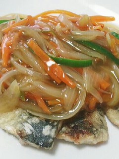 鯵の唐揚げ♪ ほっこり出汁あんかけ-レシピのメイン写真