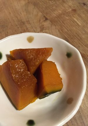 アガベシロップでカボチャの煮物-レシピのメイン写真