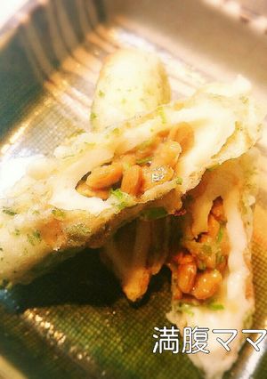 簡単コツなしおかず！ちくわ納豆磯辺揚げ-レシピのメイン写真