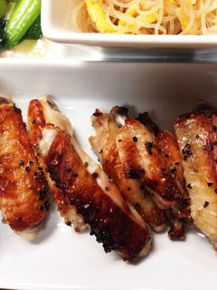 魚焼きグリルで!手羽中の塩焼き-レシピのメイン写真