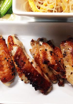 魚焼きグリルで！手羽中の塩焼き-レシピのメイン写真