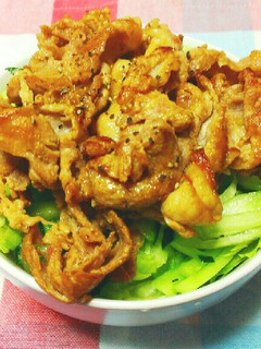 簡単☆塩レモン豚丼-レシピのメイン写真