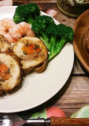 簡単！めちゃ旨♪鶏肉の照り焼きロール-レシピのメイン写真