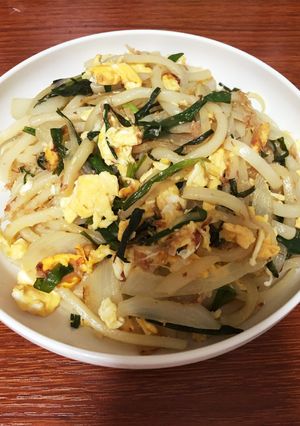 塩麹でお手軽！！余り物野菜の焼うどん！-レシピのメイン写真