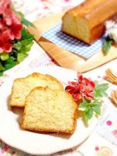 焼くまで5分!簡単HMでパウンドケーキ♪-レシピのメイン写真