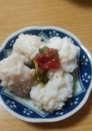 はもの梅肉添え-レシピのメイン写真