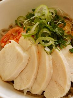 サラダチキンのつるッと蕎麦-レシピのメイン写真