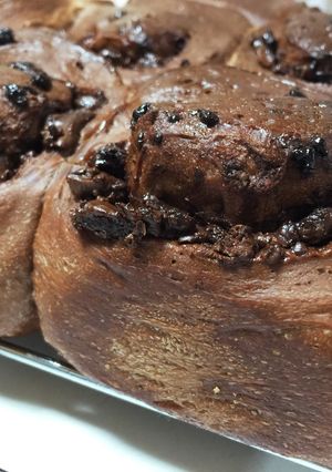ぐるぐる焼きチョコパン（スクエアver）-レシピのメイン写真