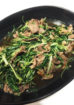 牛肉と水菜のはりはり-レシピのメイン写真