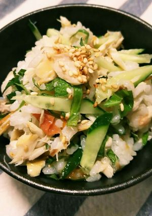 ⭐混ぜるだけー塩サバと大葉の混ぜご飯⭐-レシピのメイン写真