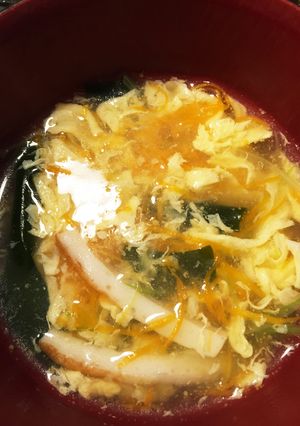 ほわほわ玉子の中華風スープ-レシピのメイン写真
