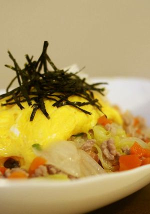 オムライス風具だくさんあんかけチャーハン-レシピのメイン写真