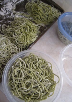 子供のごはん　ママ安心の青汁麺-レシピのメイン写真