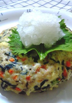 ヘルシーに！豆腐とひじきのハンバーグ-レシピのメイン写真