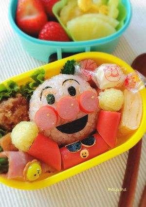 大好き！アンパンマン キャラ弁 体付き☆-レシピのメイン写真