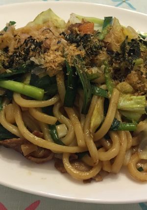 ぬか漬け焼うどん-レシピのメイン写真