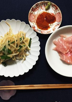 夜食に、、、茹でもやしのナムル風-レシピのメイン写真