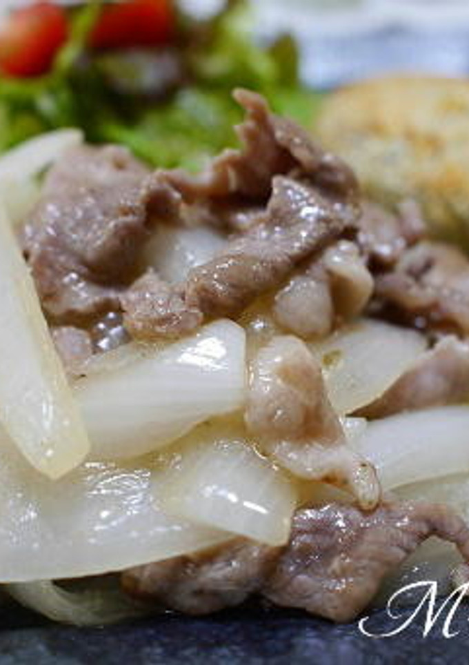 豚肉と玉ねぎとセロリの炒め物-レシピのメイン写真