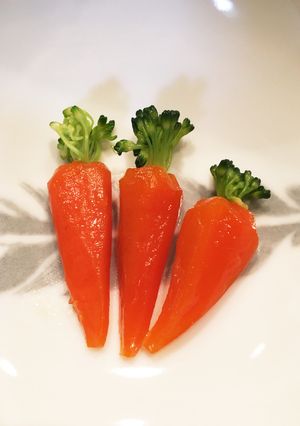 キャラ弁に！かわいい人参グラッセ♩-レシピのメイン写真