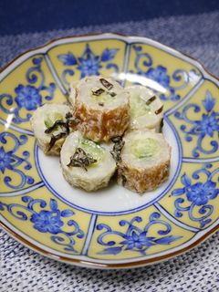 おつまみ!胡瓜竹輪の塩昆布マヨ和え-レシピのメイン写真