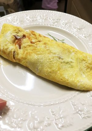 ラタトゥイユ入りオムレツ＊ホテルの朝食風-レシピのメイン写真