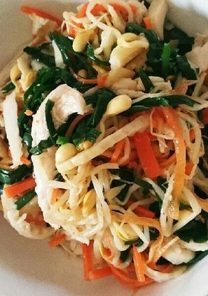 タケノコと味付もやしのナムル♪-レシピのメイン写真