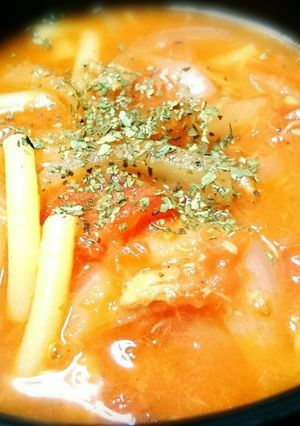 トマトとツナのマカロニスープ☆-レシピのメイン写真
