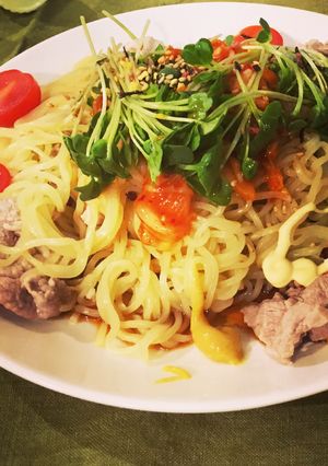 キムチたっぷり冷やし中華(*^^*)-レシピのメイン写真