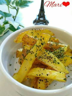 揚げずにフライドポテト☆マヨカレー-レシピのメイン写真