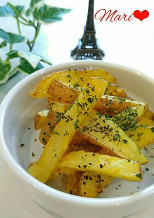 揚げずにフライドポテト☆マヨカレー-レシピのメイン写真