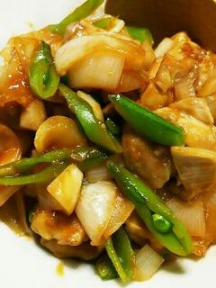 鶏もも肉と玉ねぎのケチャップ炒め-レシピのメイン写真
