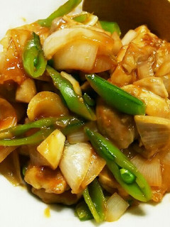 鶏もも肉と玉ねぎのケチャップ炒め-レシピのメイン写真