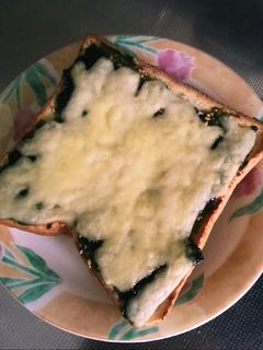 海苔の佃煮チーズトースト-レシピのメイン写真
