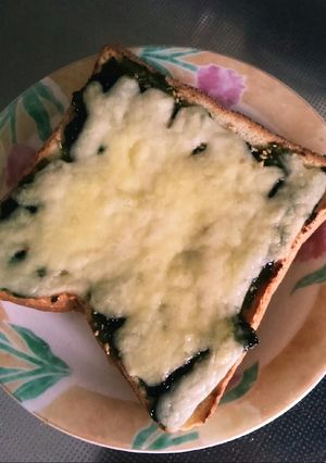 海苔の佃煮チーズトースト-レシピのメイン写真