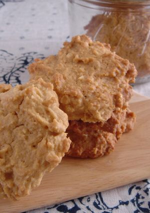 きなことピーナッツのドロップクッキー。-レシピのメイン写真